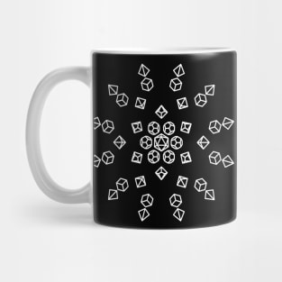 Starburst Polyhedral Dice Mug